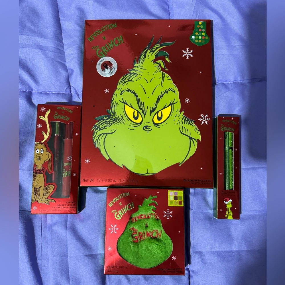 revolution x the grinch makeup set